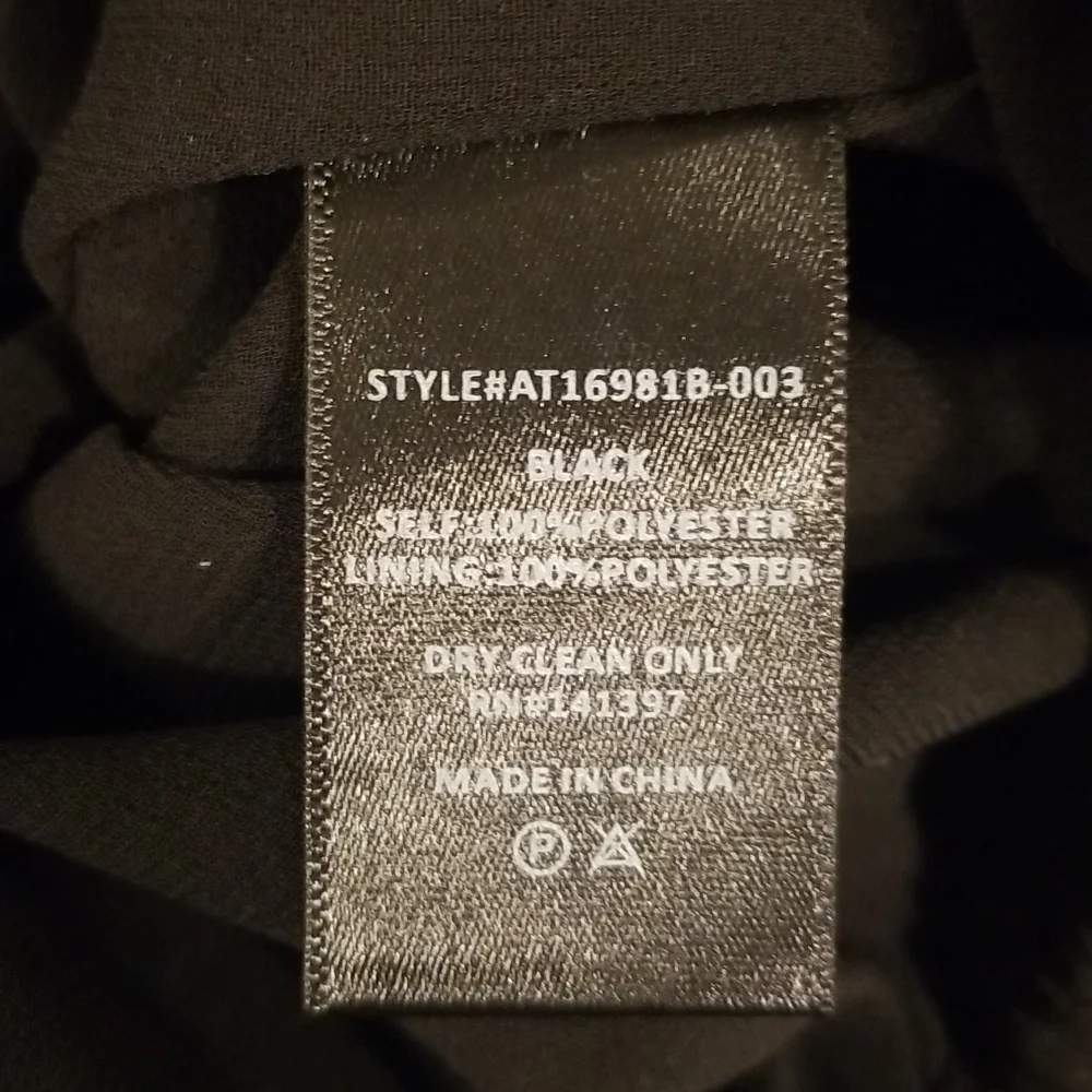 💕ASTR THE LABEL💕 Tie Waist Balloon Sleeve Top ~ Black Large XL NWOT
